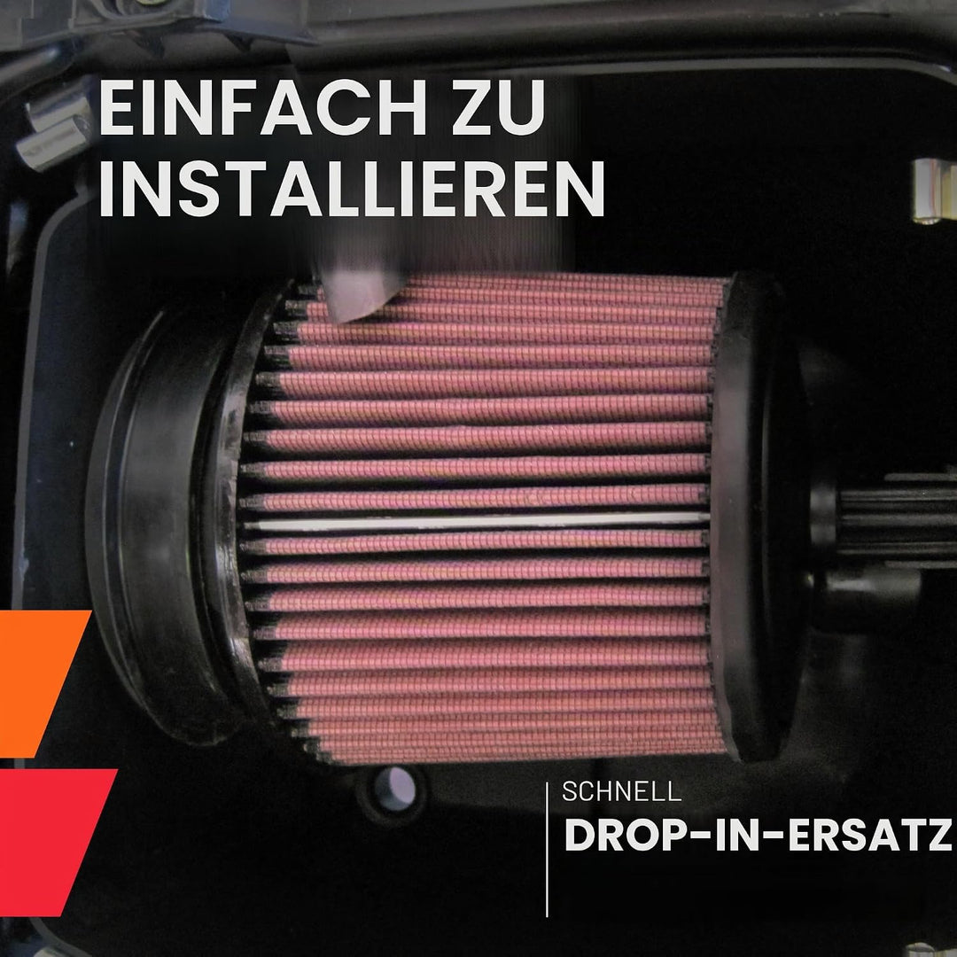 K&amp;N SU-4002 Motorrad K&amp;N Tausch-Luftfilter, Rot