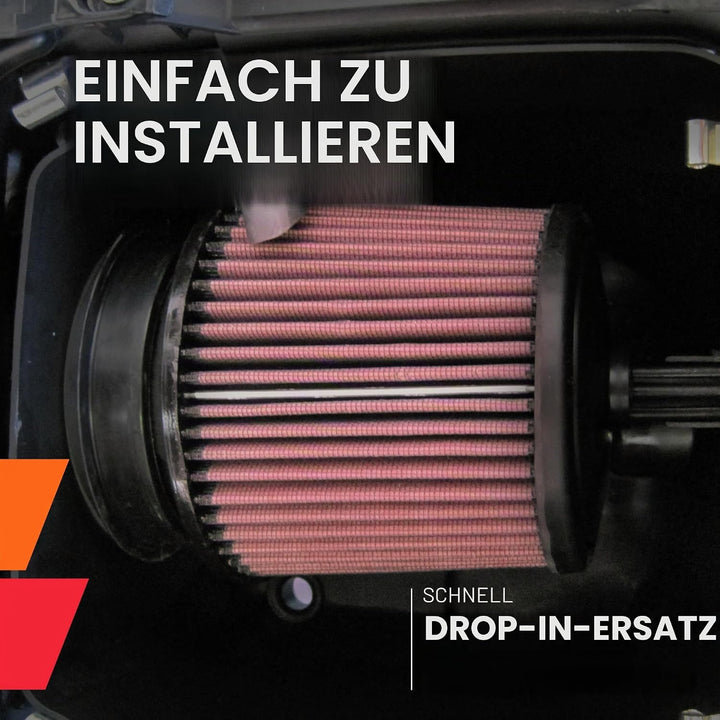 K&amp;N SU-4002 Motorrad K&amp;N Tausch-Luftfilter, Rot