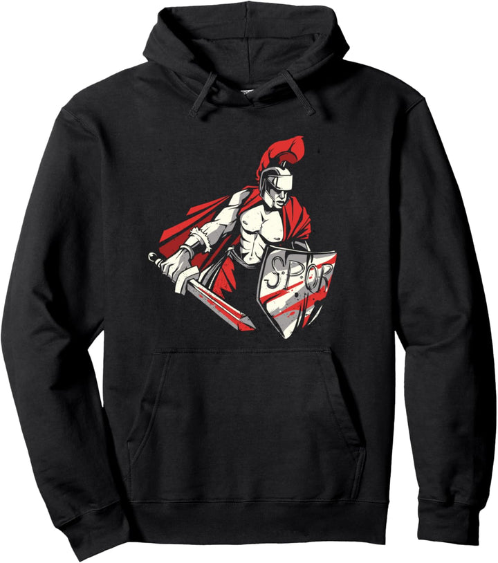 Römischer Krieger-Gladiator Pullover Hoodie