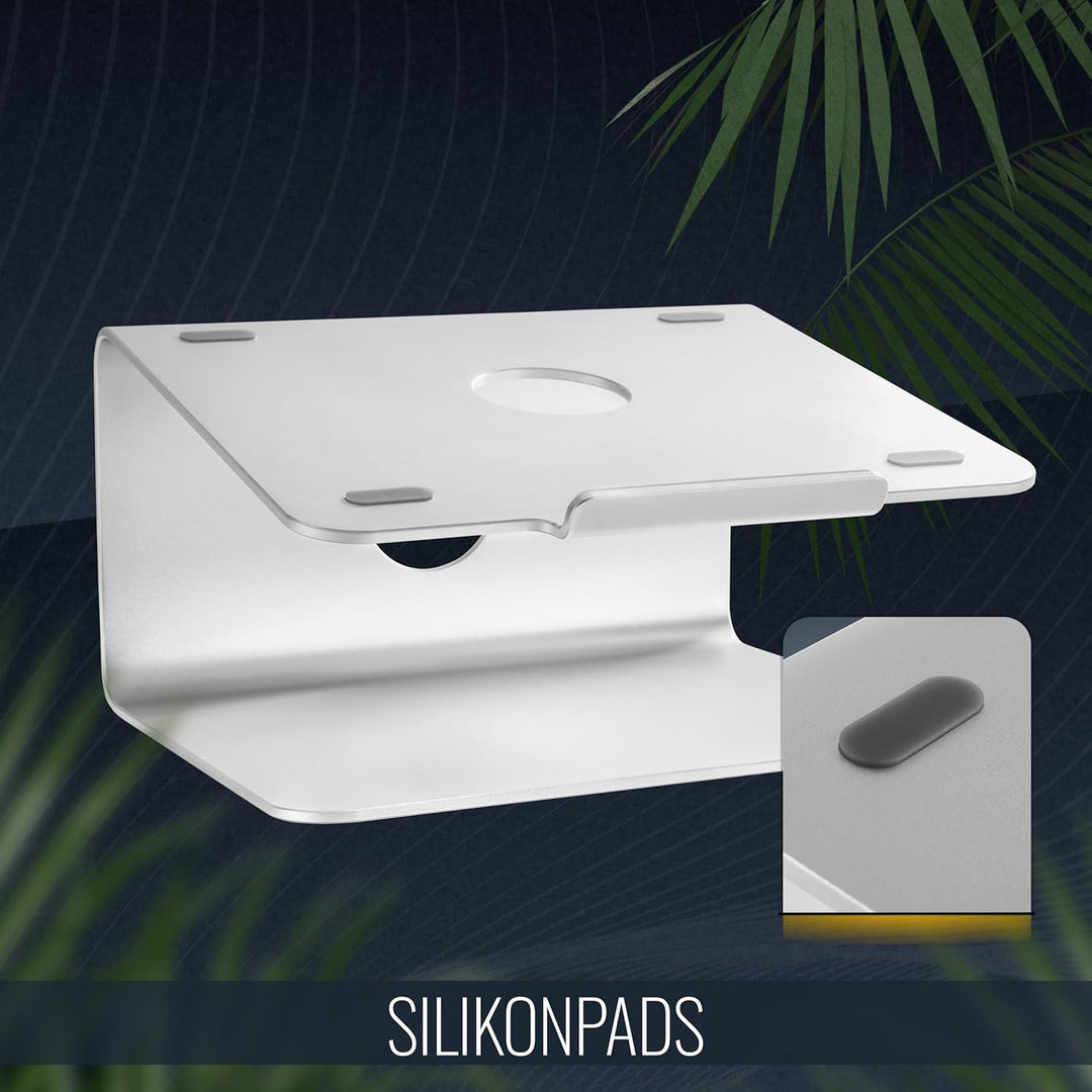 RICOO Laptop Ständer Notebook Stand Halterung Tisch Laptopständer Aliminium 11-17 Zoll Drehbar 360 G