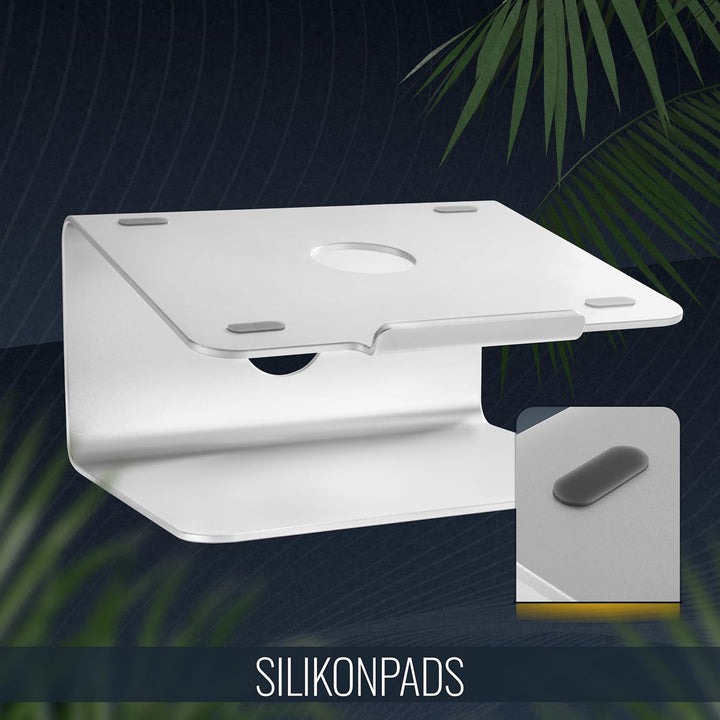 RICOO Laptop Ständer Notebook Stand Halterung Tisch Laptopständer Aliminium 11-17 Zoll Drehbar 360 G