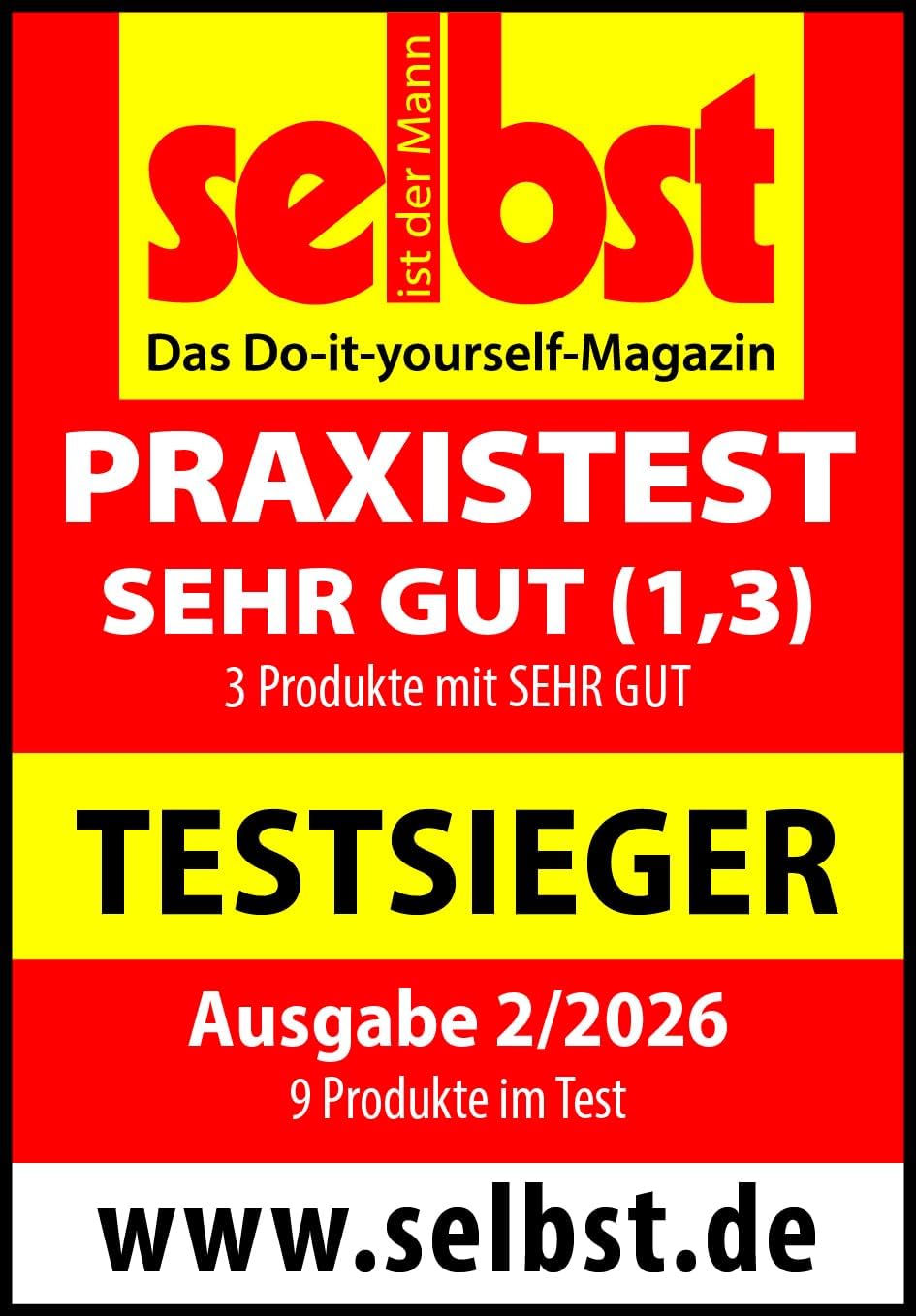 wolfcraft 4358000 Kartuschenpresse MG 550 - die starke und vielseitige Presse - max. Druck 220 kg, 3
