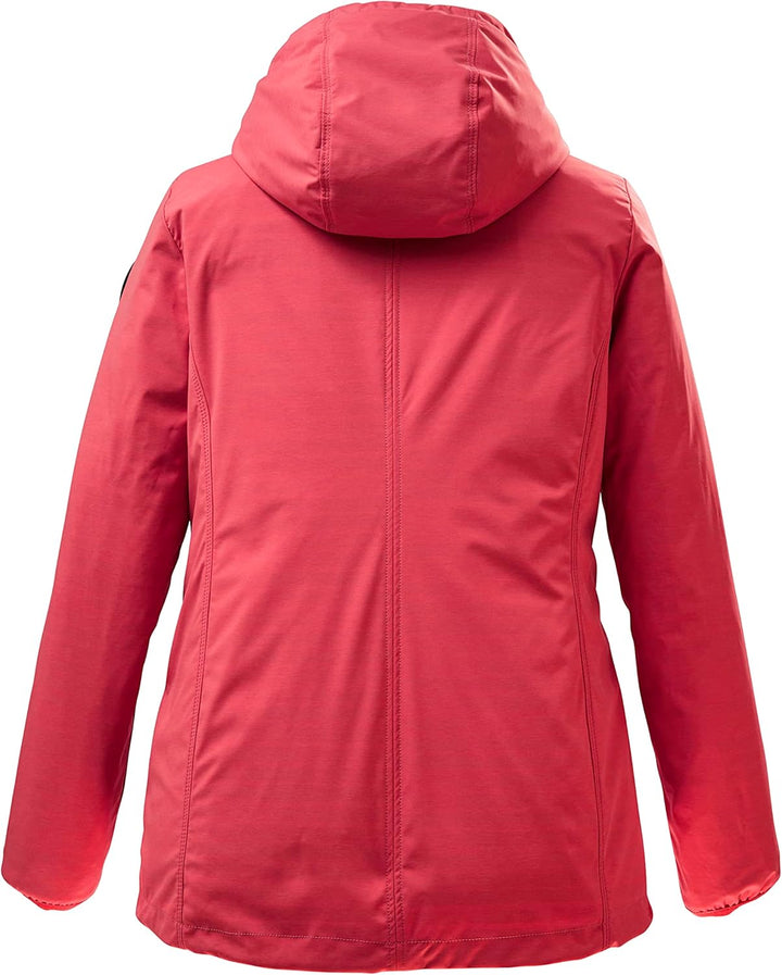 STOY Damen Sts 5 Wmn Sftshll Jckt Softshelljacke mit Kapuze - grosse grössen 48 candy, 48 candy