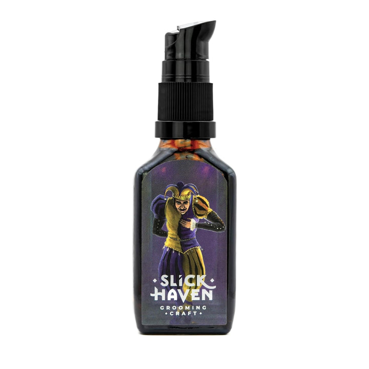 Royal Jester Bartöl 10ml / 30ml – zitrisch-würziger Duft mit Vanille – Handgefertigte Qualität, feuc
