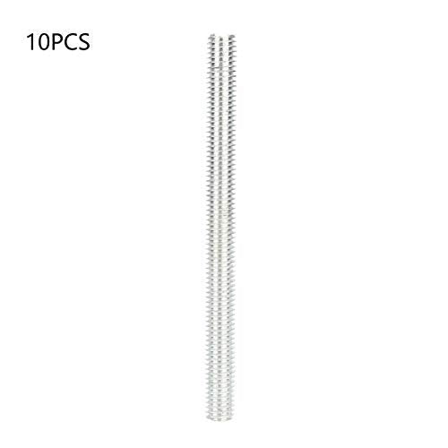 Jeanoko 10 Stück M8 Gewindestange M8 * 100 mm Aussengewindestange aus Aluminiumlegierung für die Hol