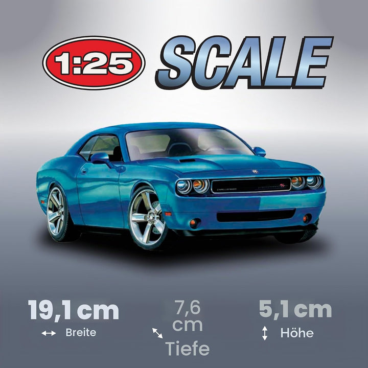 AMT AMT1117M/12 1/25 2009er Dodge Challenger R/T Modellbausatz, Modellbauzubehör, Mehrfarbig
