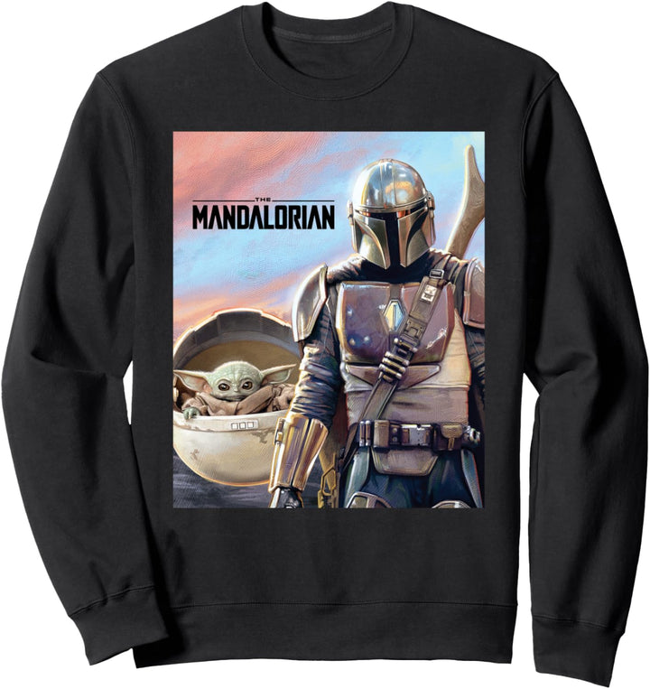 Star Wars The Mandalorian The Child Painting Sweatshirt