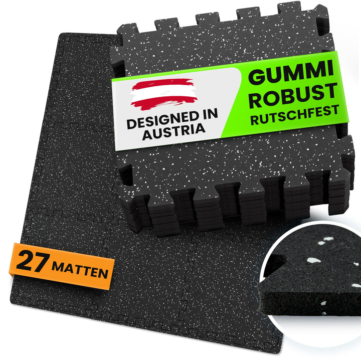 Schutzmatte Bodenschutzmatte: Gummi Gummimatte Sportmatte Gymnastikmatte Puzzlematte Hartboden Matte