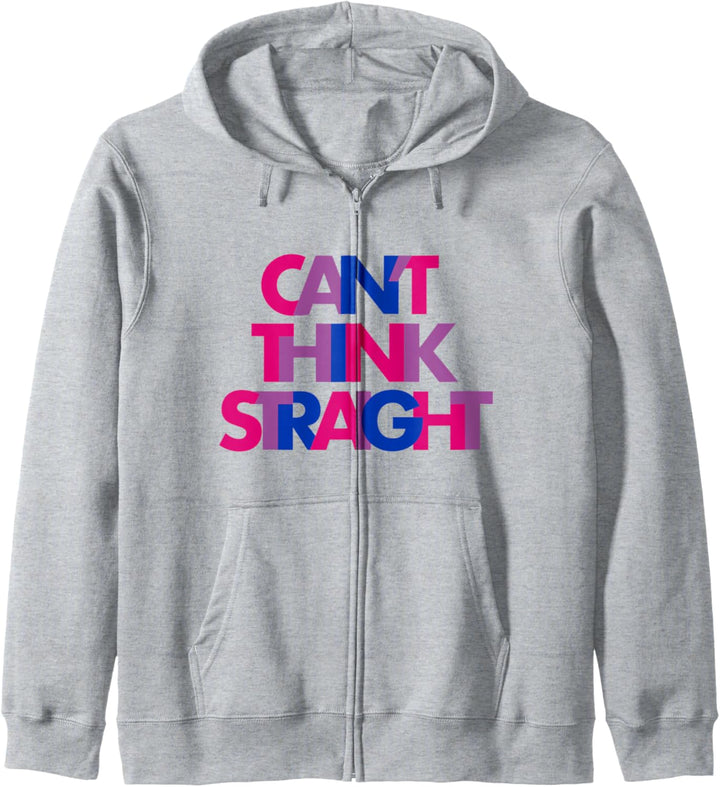 Bisexuelles Hemd kann nicht klar denken - LGBTQ Bisexual Pride Kapuzenjacke
