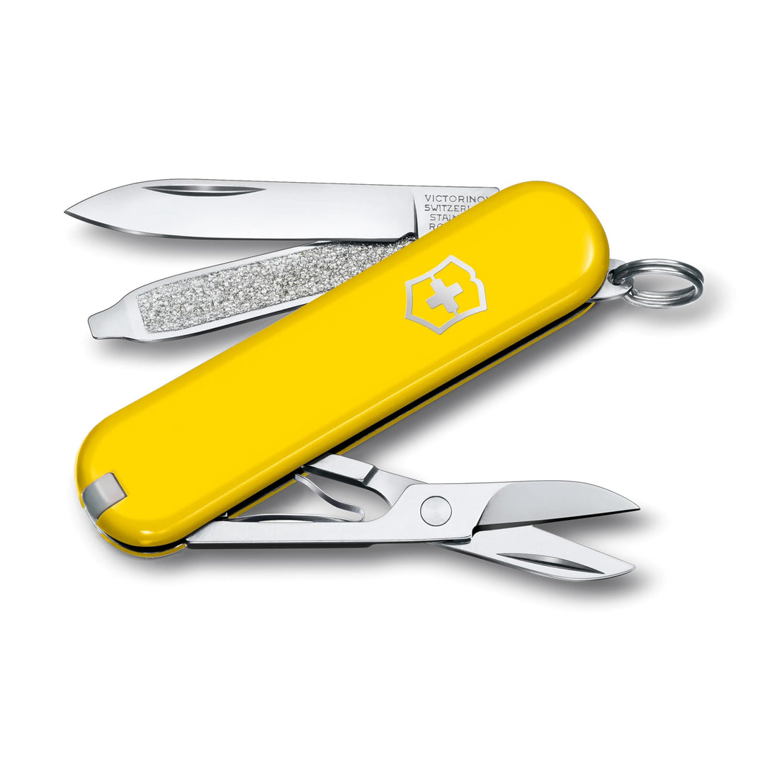 Victorinox Schweizer Taschenmesser, Klein, Classic SD, Multitool, Swiss Army Knife, Geschenk, 7 Funk