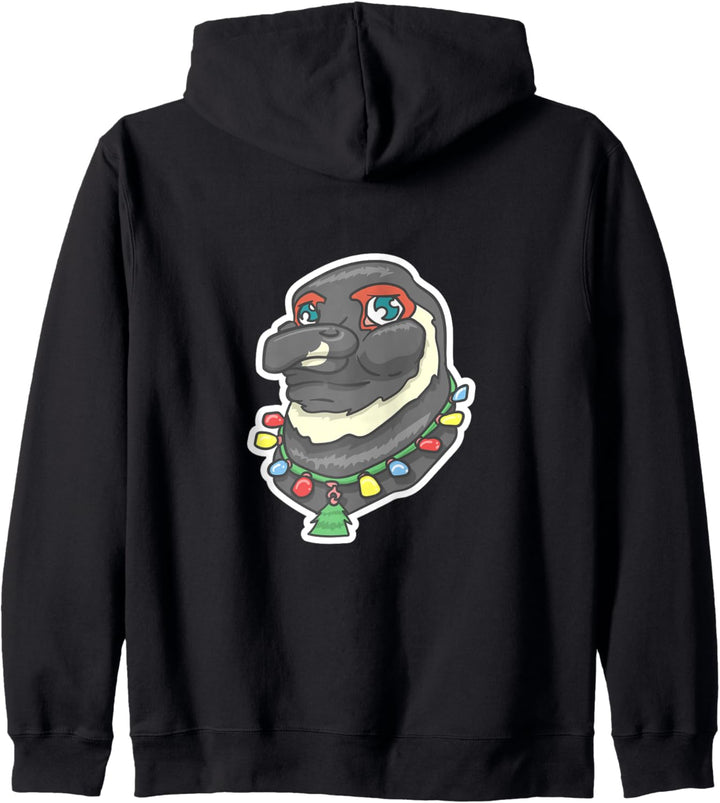 Afrikanischer Weihnachtspinguin Kapuzenjacke