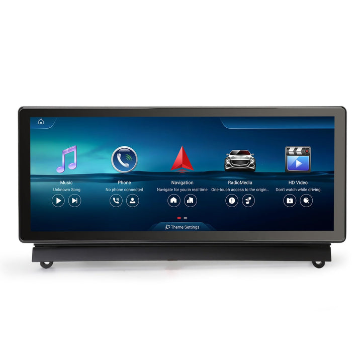 Erisin 10,25 Zoll 8-Kern 4GB+64GB Android 14 Autoradio Bluetooth mit GPS Navigation für Mercedes W20