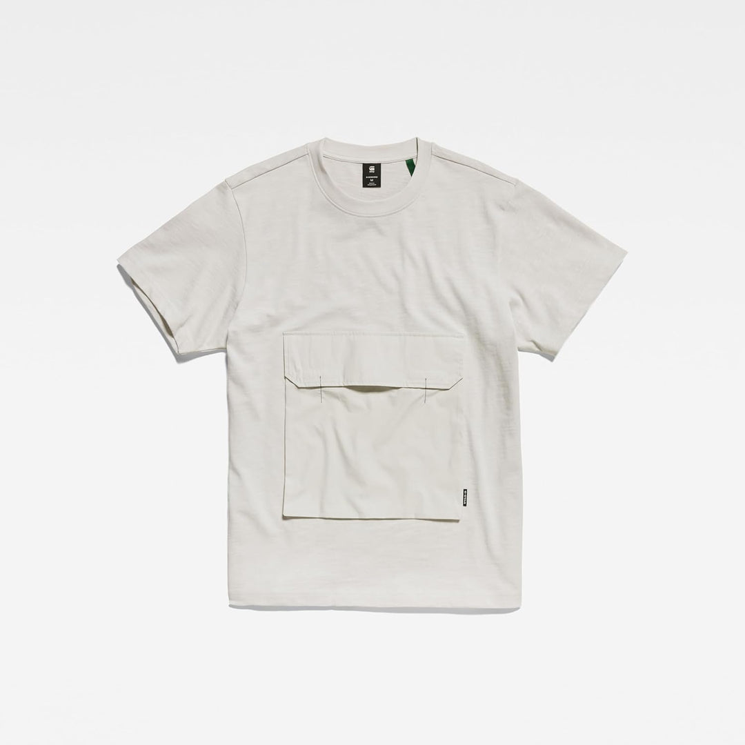 G-STAR RAW Herren Utility Pocket Tape T-Shirts XL Grau (Cool Grey D22149-b248-1295), XL Grau (Cool G
