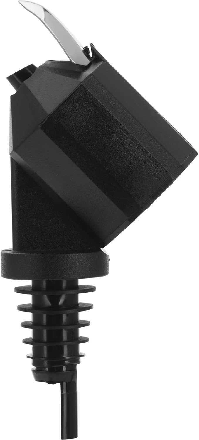 Westmark 1 Massausgiesser, Dosierung pro Ausguss: 2cl, Kunststoff, Bottle Pilot, Schwarz/Silber, 822