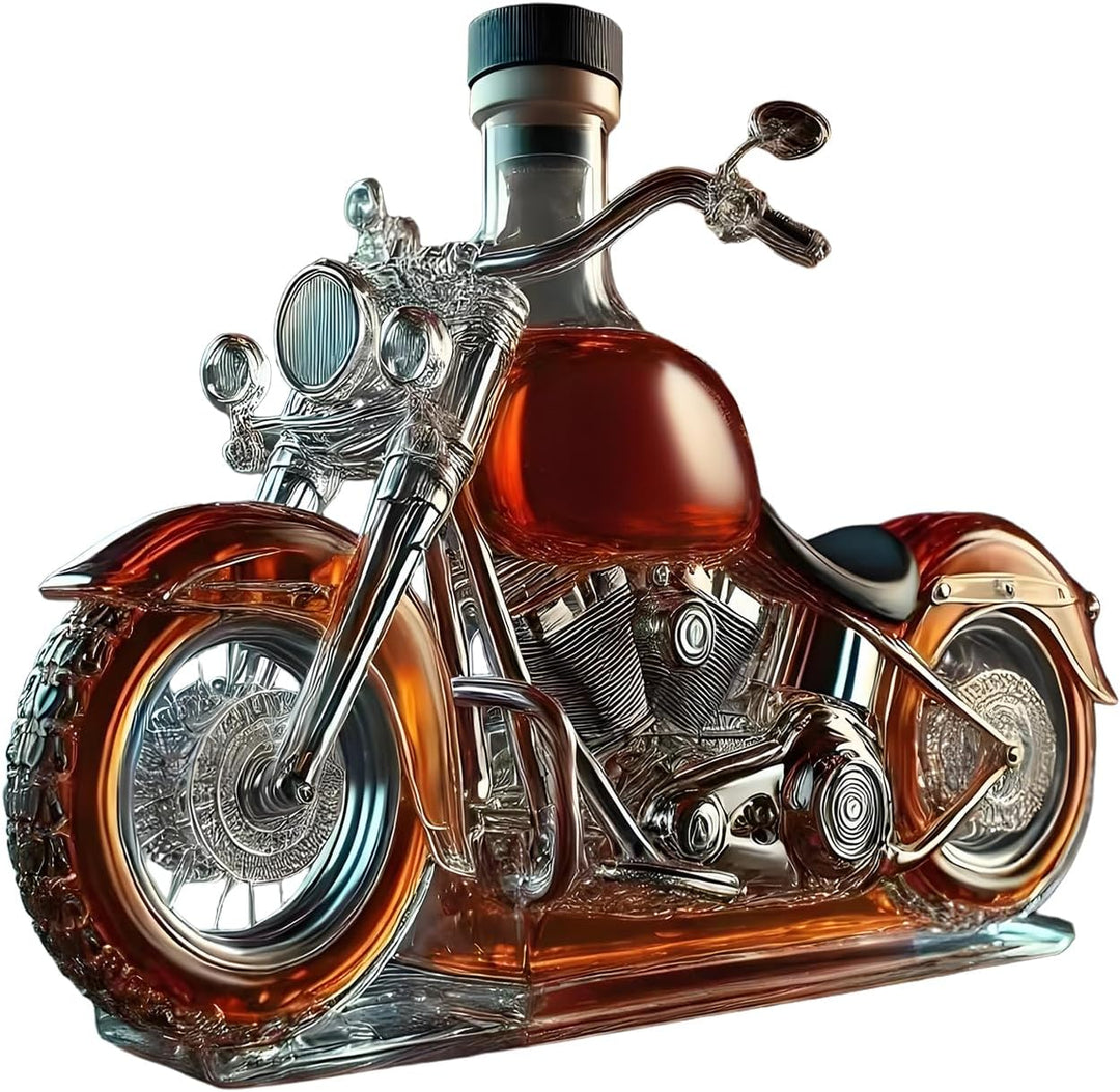 Karaffen Für Wein - Motorrad Whisky Dekanterflasche | Klassischer Getränkespender für Champagner Whi