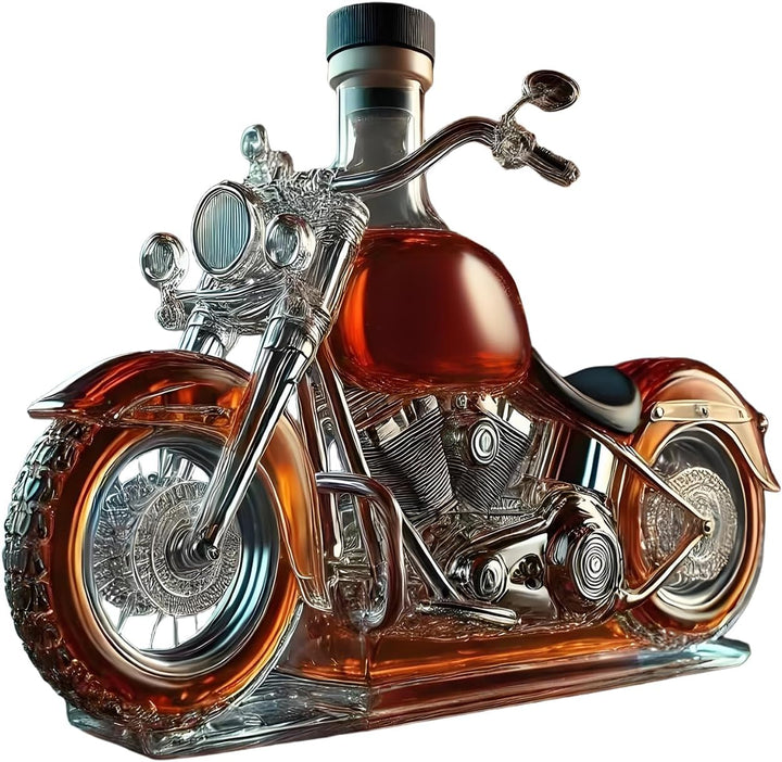 Karaffen Für Wein - Motorrad Whisky Dekanterflasche | Klassischer Getränkespender für Champagner Whi