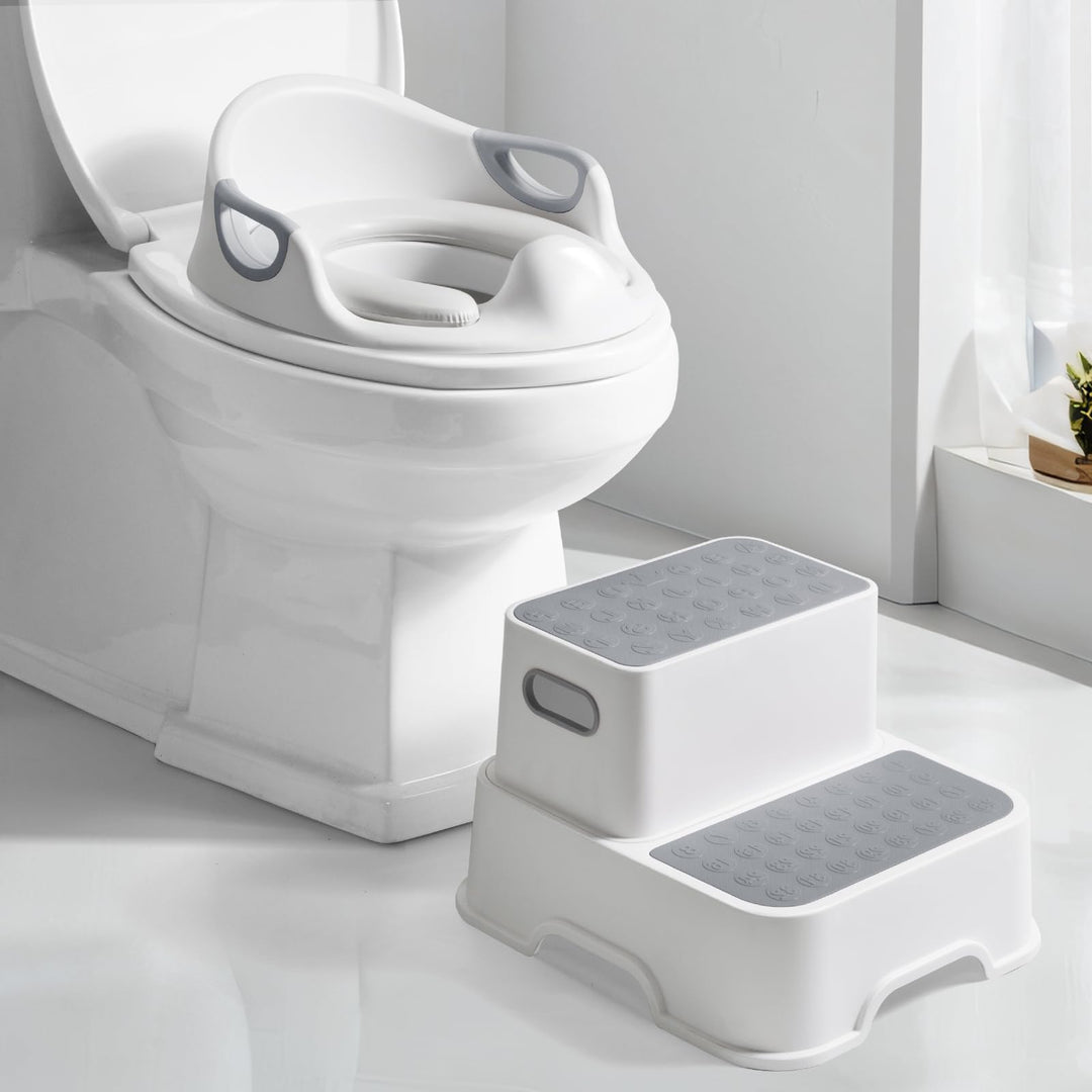 DEANIC Toilettensitz Kinder mit Tritthocker Kinder, Toilettensitz Kinder mit Treppe, WC Sitz Kinder