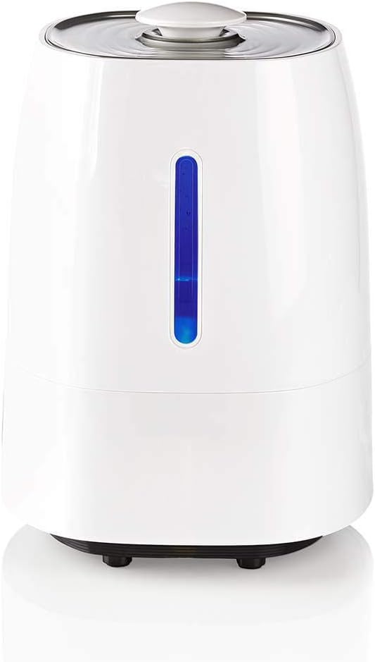 Luftbefeuchter | 110 W | Mit kühlem und warmem Nebel | 5.5 l | Hygrometer | Timer | geeignet für Pla