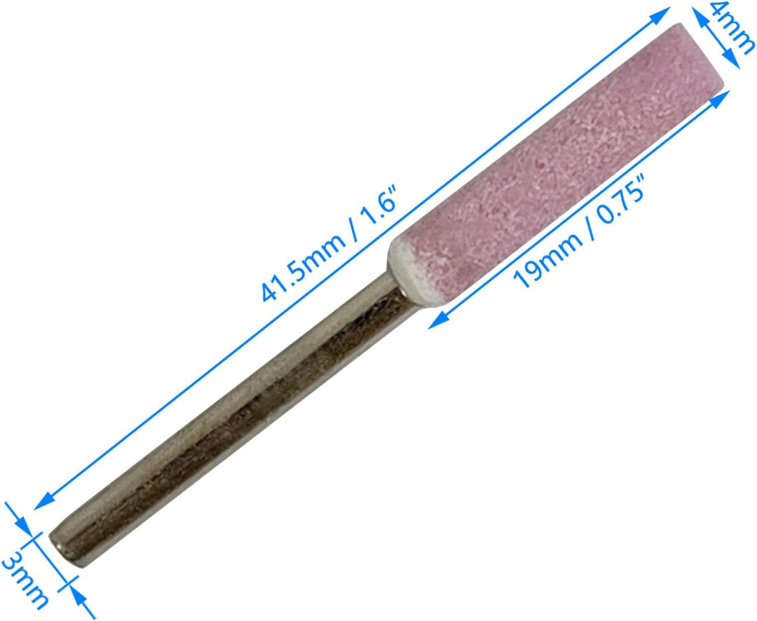 20X Kettensäge Schleifstein Fit für Kettensäge Maniküre Metall Polierwelle (5/32"-4MM)