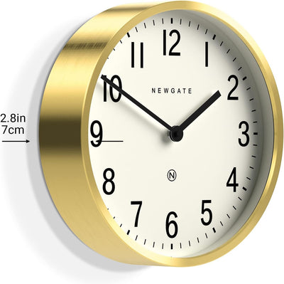NEWGATE® Master Edwards Wanduhr – Küchenuhr – Wohnzimmeruhr – Bürouhr Uhr – Runduhr – Retro-Uhr – De