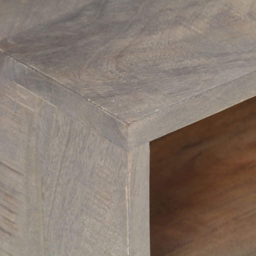 vidaXL Raues Mangoholz Massiv TV Schrank Lowboard TV Möbel Tisch Board Sideboard Fernsehtisch Fernse