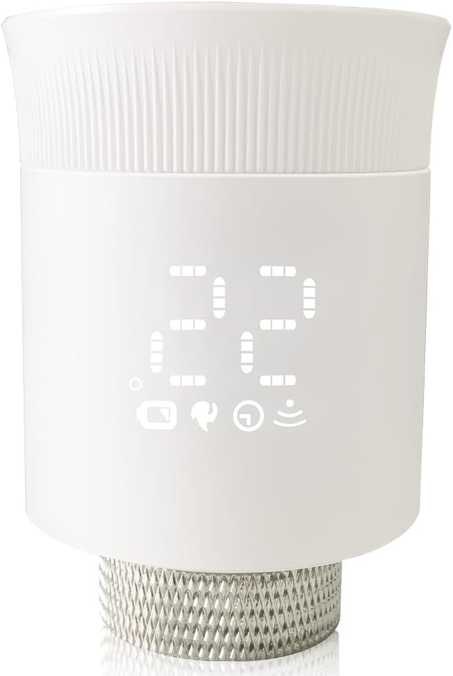 KETOTEK Smartes Heizkörperthermostat WLAN, Zigbee Thermostat Heizung Smart mit Tuya APP, Alexa & Goo