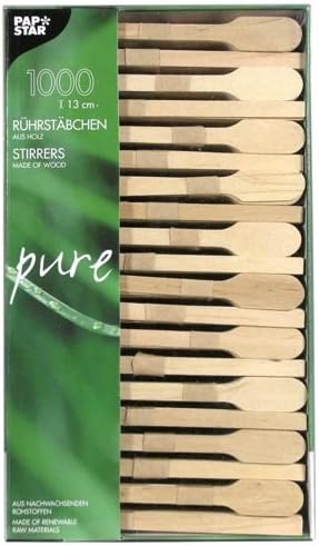 PAPSTAR Rührstäbchen, Holz 13 cm. Menge: 5000 St