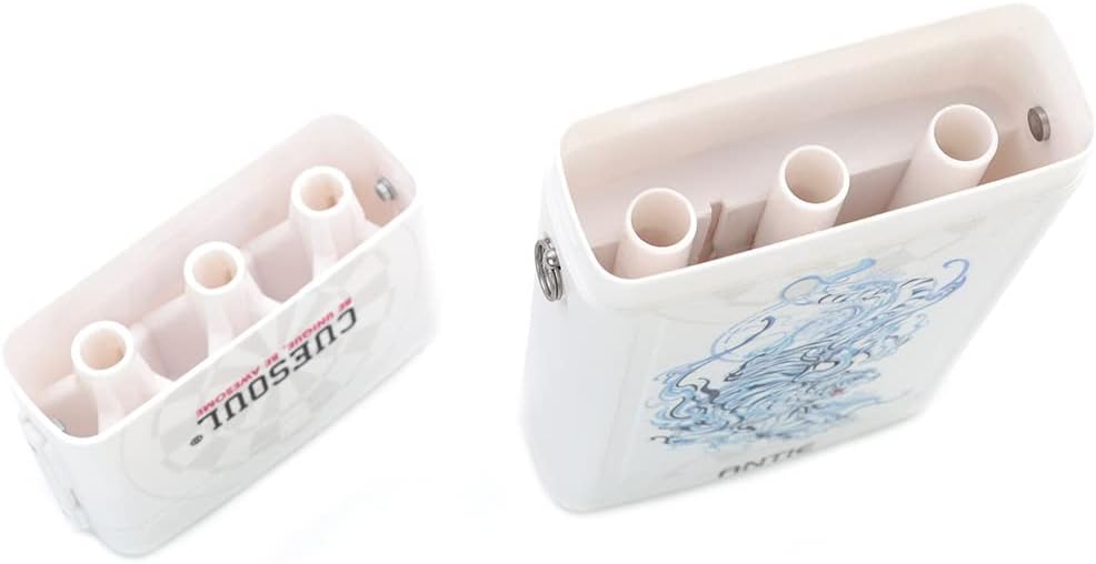 CUESOUL ANTIE Hard Dart Case, Hält 6 Steeldarts/Soft Tip Darts und zusätzliches Zubehör, mit Vier my