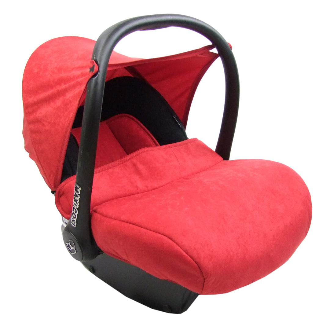 BAMBINIWELT Bezug Ersatzbezug kompatibel mit Maxi-Cosi CabrioFix für Babyschale 7-tlg Komplett-Set (