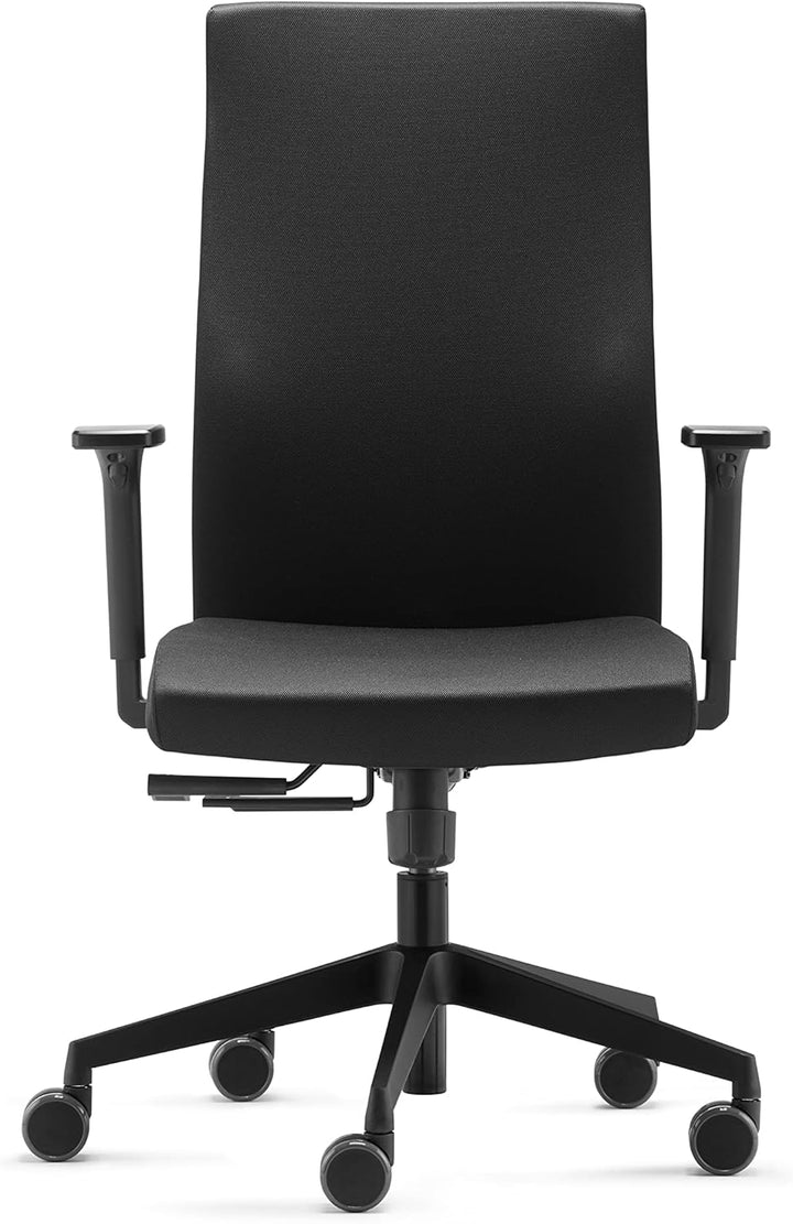 Trendoffice to-Strike Comfort sk 9248 | ergonomischer Bürostuhl | gepolstert | schwarz | mit Armlehn