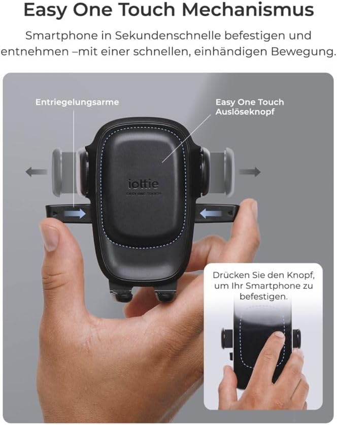 iOttie Easy One Touch 6 Dashboard & Windshield Mount | universelle KFZ-Handyhalterung | Befestigung