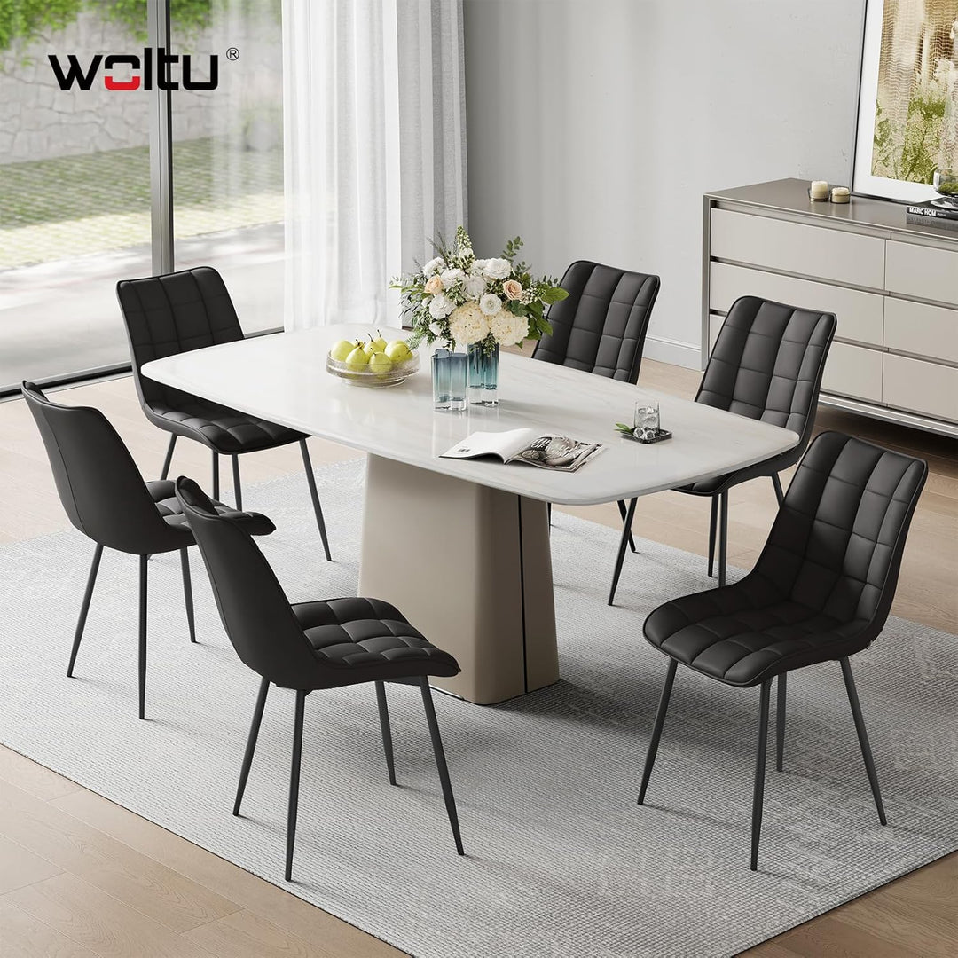 WOLTU Esszimmerstühle 2er Set, für Wohnzimmer Küche Esszimmer, Küchenstühle gepolstert mit Rückenleh