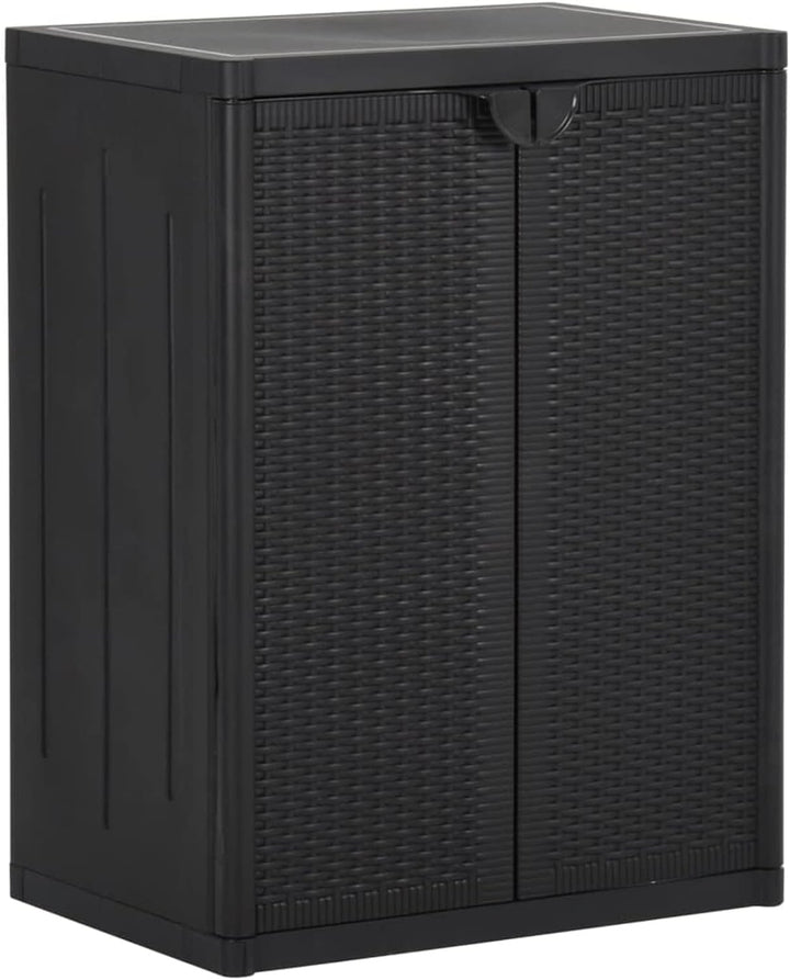 Festnight Gartenschrank Kunststoffschrank Haushaltsschrank Spindschrank Terrassenschrank Balkonschra