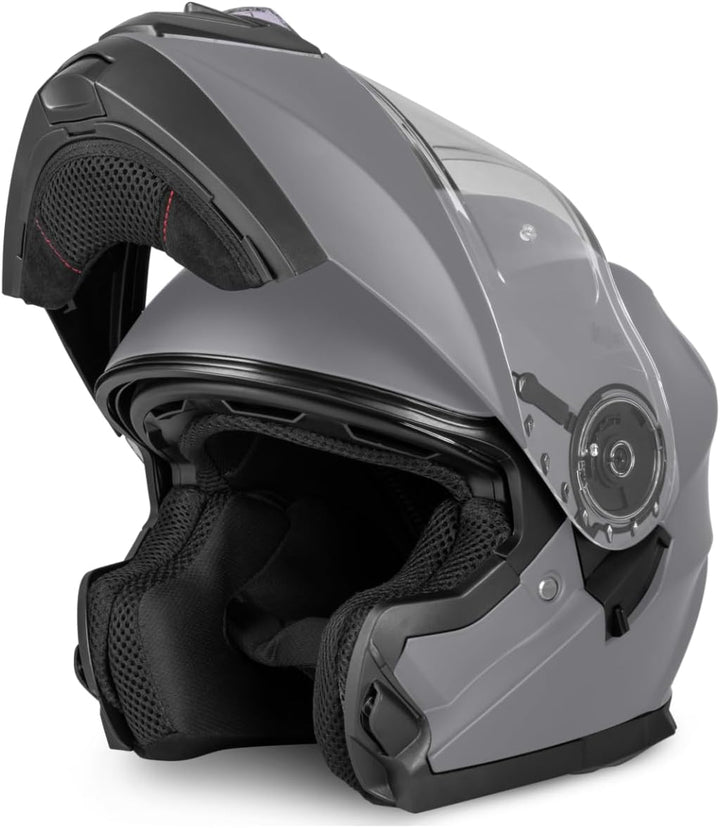 VINZ Santos Klapphelm mit Sonnenblende | ECE 22.06 & PINLOCK vorbereitet | Motorrad Helm Integralhel