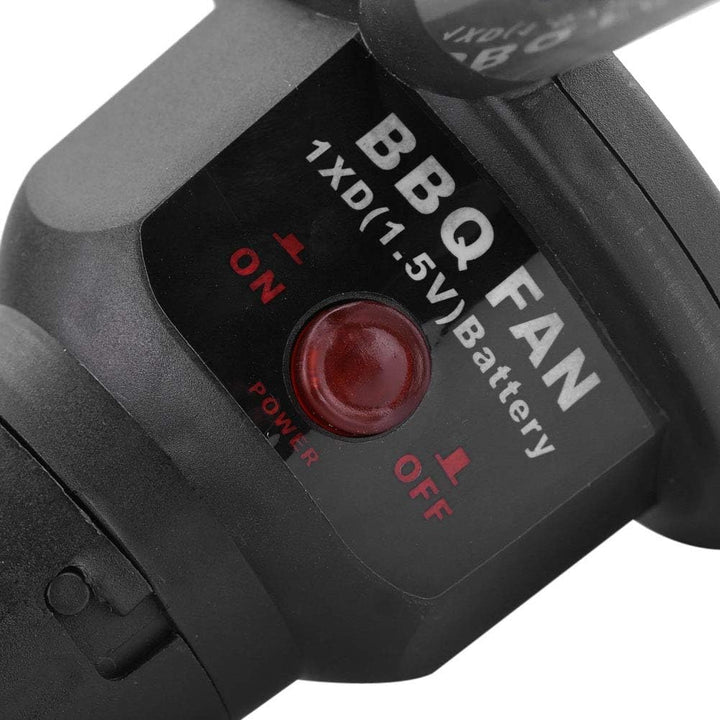 BBQ Fan, Tragbares batteriebetriebenes BBQ Gebläse für Camping Picknick im Freien Holzkohlegrill Bar