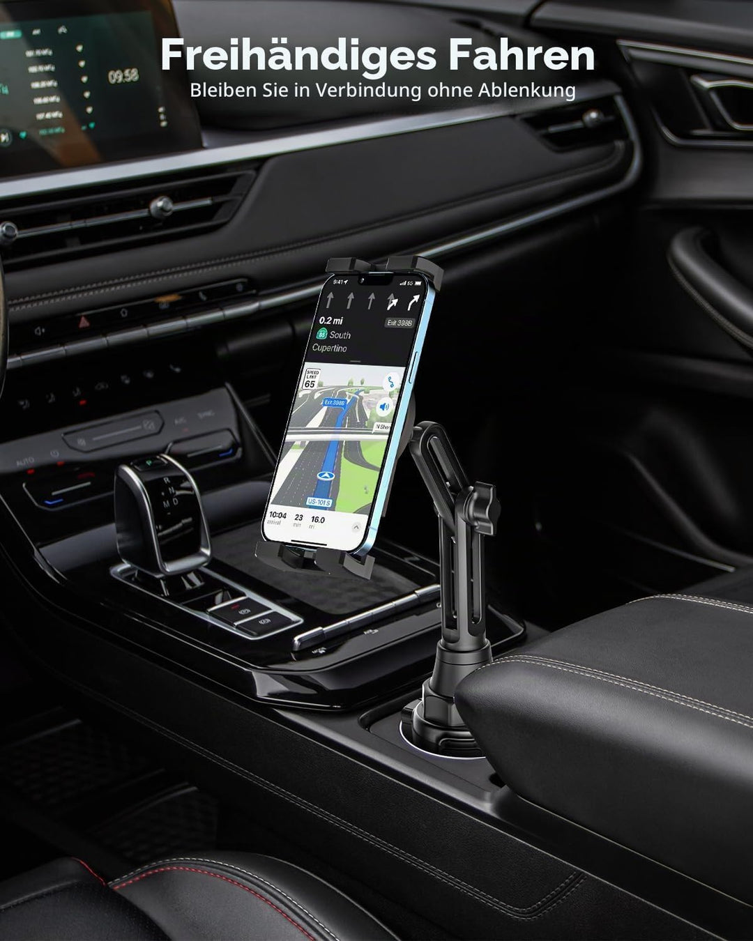 Getränkehalter Auto Tablet Halterung, woleyi PKW LKW Becherhalter Tablet Handyhalter mit Verstellbar