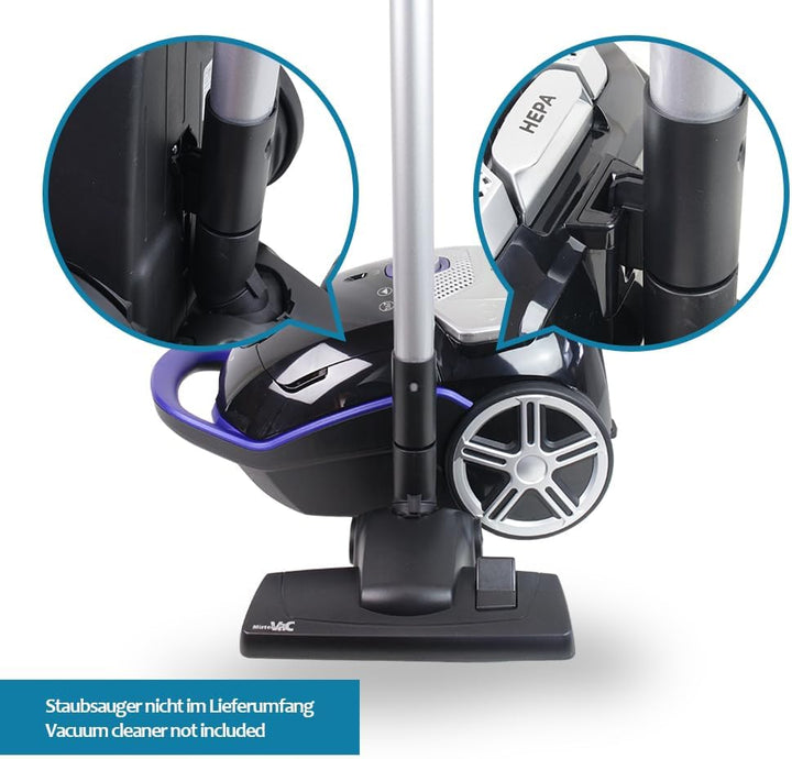 MisterVac Staubsaugerdüse Bodendüse Einrastdüse Ersatzdüse kompatibel mit Fakir TS 721 Blue Vac Powe
