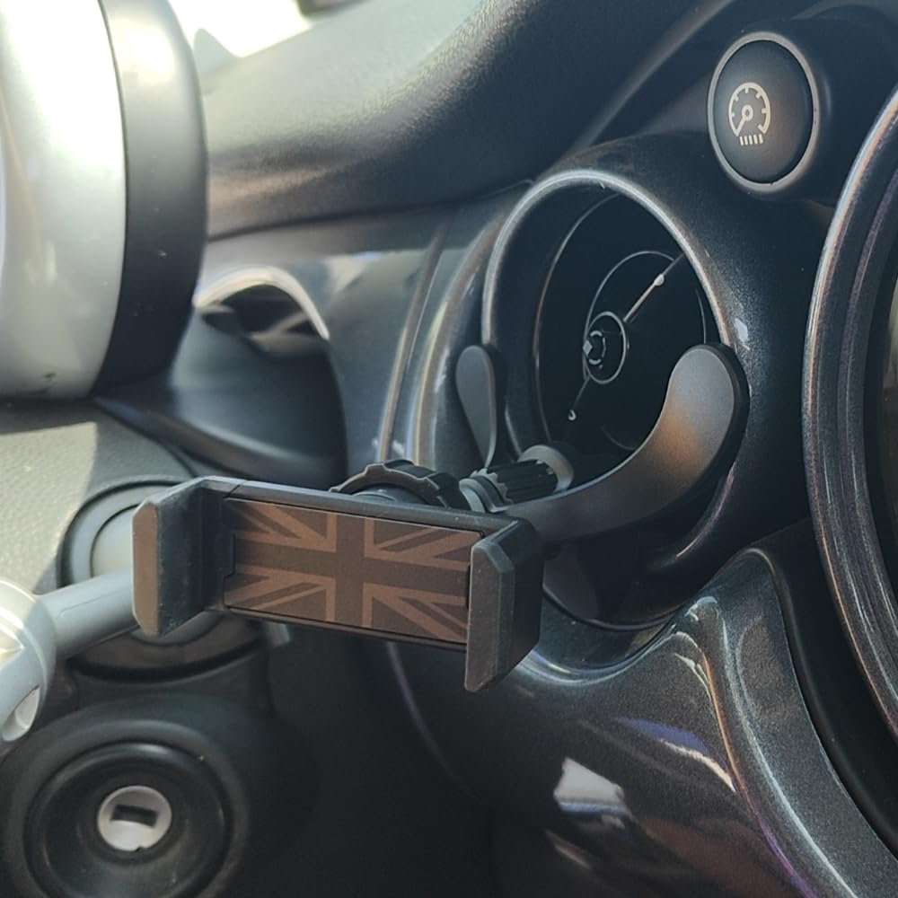 Auto Telefon Halter, Für Mini Cooper R50/R52/R53 Runde Luft Ventilation Telefon Halter für iPhone &