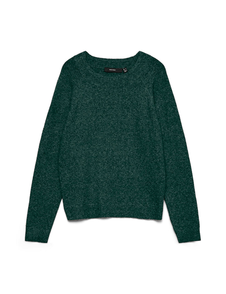 VERO MODA PETITE Damen Vmdoffy Ls O-Neck Blouse Ga Ptt Strickpullover XS Pine Grove/Detail:melange,