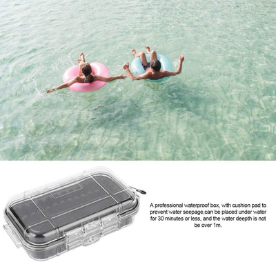 Alomejor Aufbewahrungskoffer Wasserdicht Stossfester luftdichter Carry Box Container für Outdoor Spo