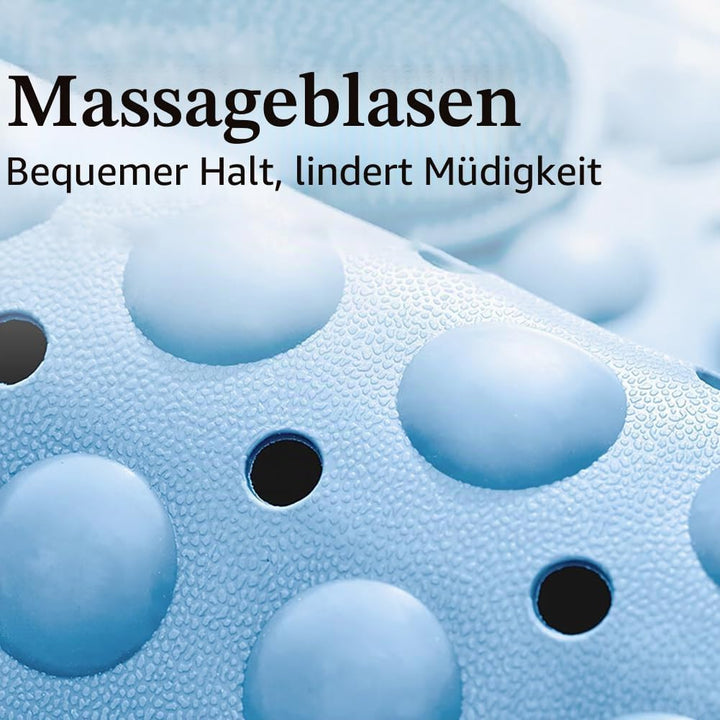 Duschmatte rutschfest 80x50cm,Antirutschmatte Dusche mit Ablauflöchern,Duscheinlage rutschfest mit S