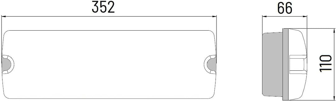 Notleuchte LED IP65 Notbeleuchtung notleuchte notausgang