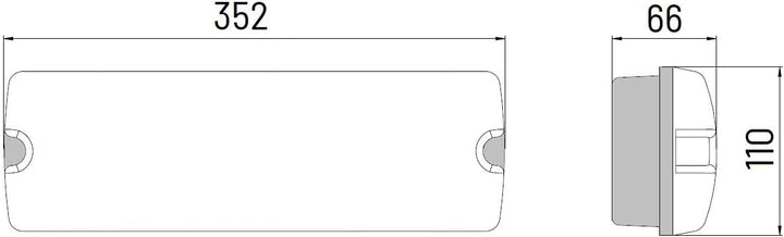Notleuchte LED IP65 Notbeleuchtung notleuchte notausgang