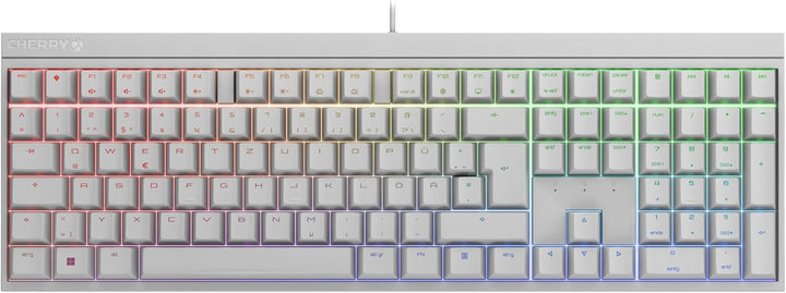 CHERRY MX 2.0S, kabelgebundene Gaming-Tastatur mit RGB-Beleuchtung, Deutsches Layout (QWERTZ), MX RE