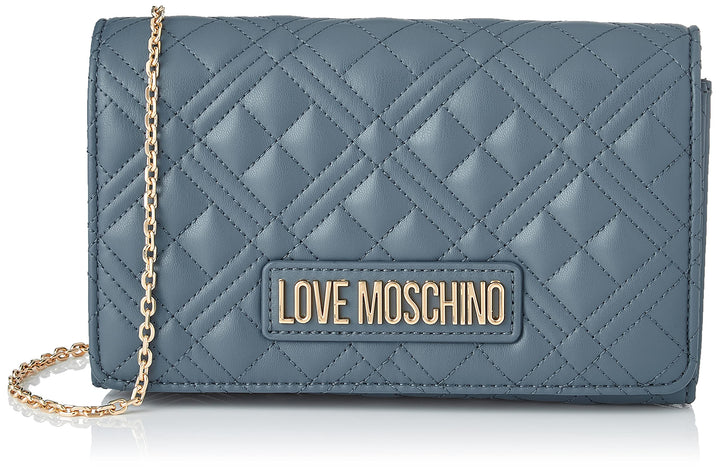 Love Moschino Damen Jc4000pp1fla0 Umhngetasche Denimblau, Denimblau