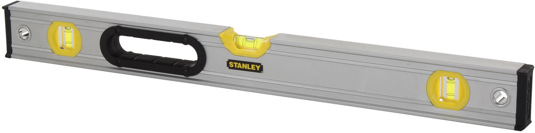 Stanley FatMax Wasserwaage Pro (magnetisch, 200 cm Länge, 1 vertikale Libelle, 1 horizontale Libelle