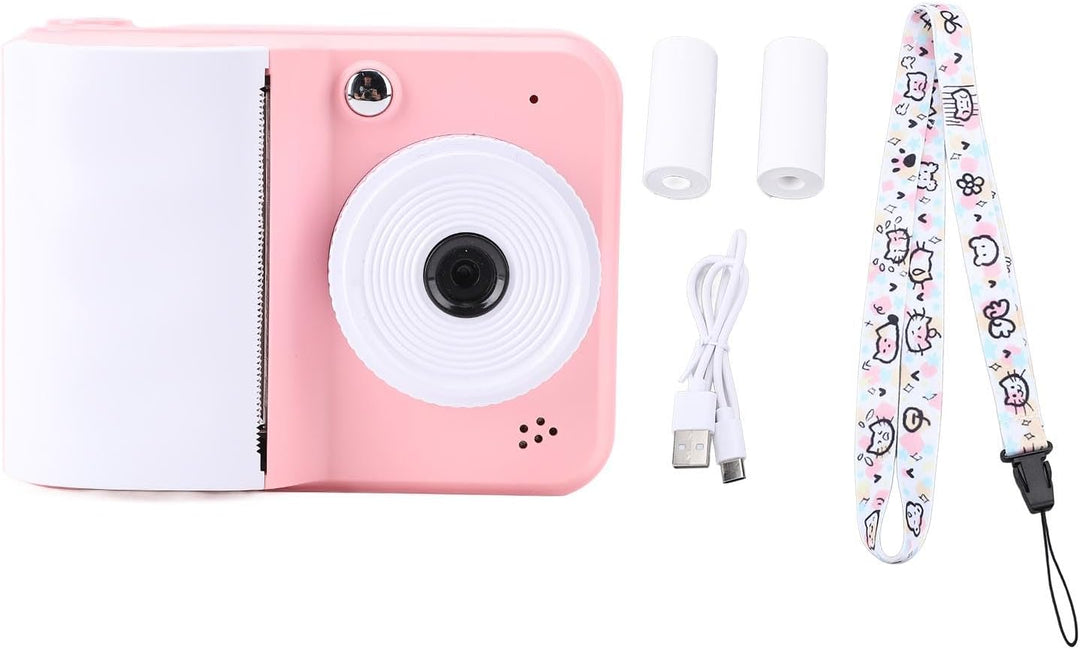 Sofortdruckkamera für Kinder, 48MP 1080p Kids Camera Sofortdruck mit 3 Rollendruckpapier, für Jungen