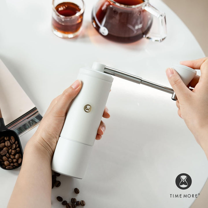 Timemore C5 PRO Handkaffeemühle - 42mm Edelstahl-Mahlwerk, 48 verstellbare Stufen, Handkaffeemühle m
