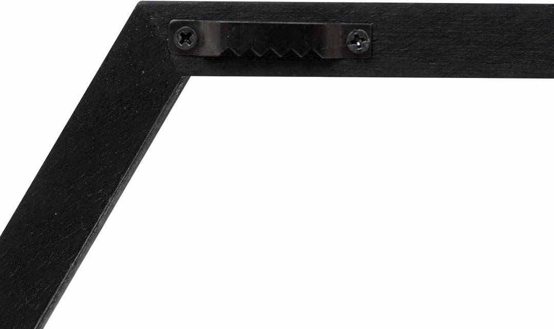 Sechseckige Wandregale Wabenförmige Regale 10er-Set Wandmontierte Holzregale im Landhausstil Wand-Au