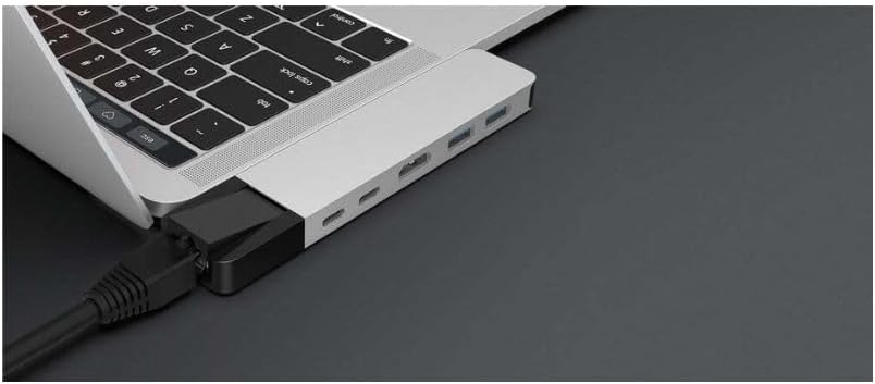 HyperDrive GN28N-SILBER NET 6-in-2 USB-C Hub - Silber, Silber